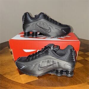 Nike Shox R4 GS Black Athletic Sneaker Unisex Kids 5Y CW2626-003 EUR 37.5